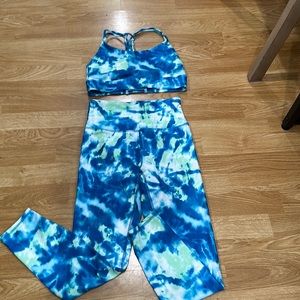 Tie Dye Workout Set! Size S